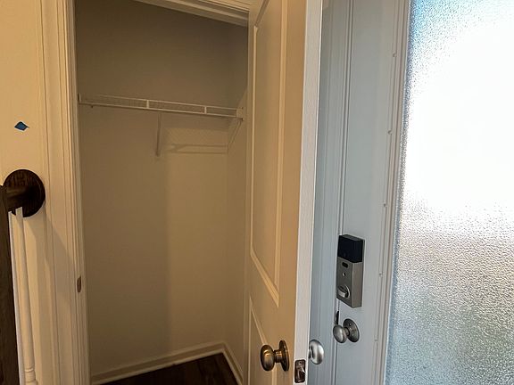Coat Closet inside Front Entry Door