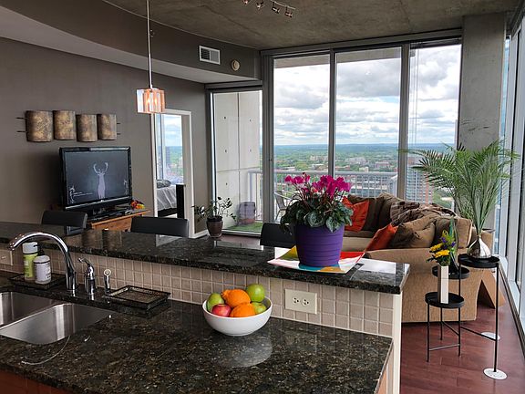 Western view from kitchen