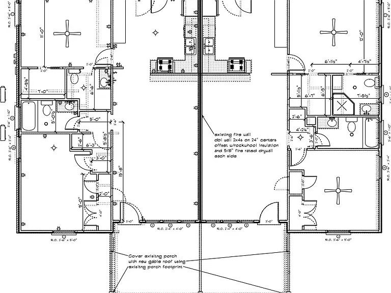 2 bedroom ground units. Both of these apartments have a wonderful porch area with easy access to the grounds. They are identical.