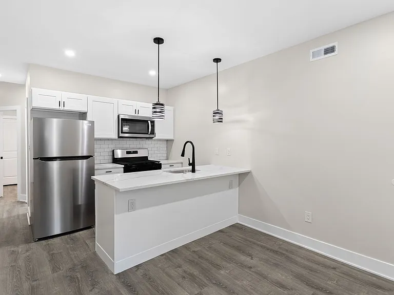 Unit 1 kitchen/living area