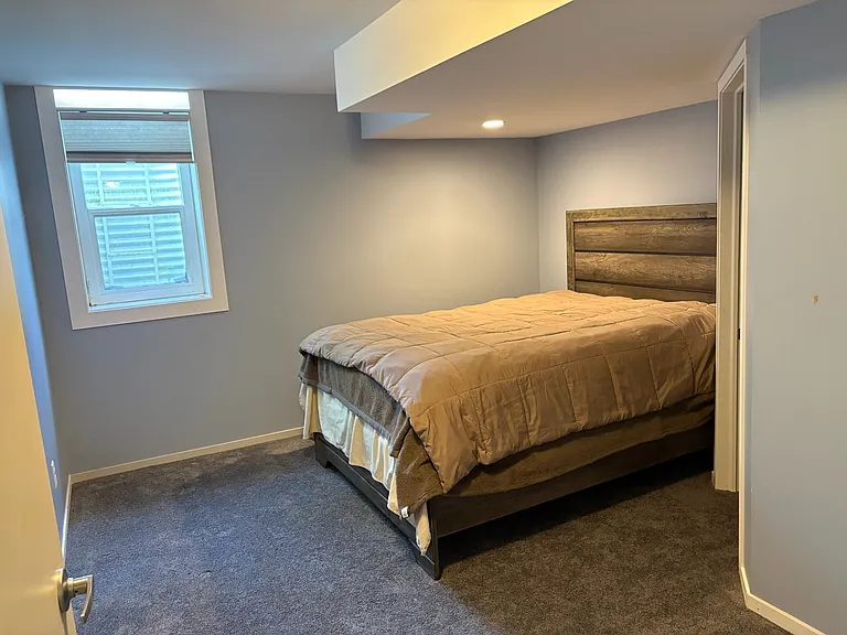 Basement bedroom