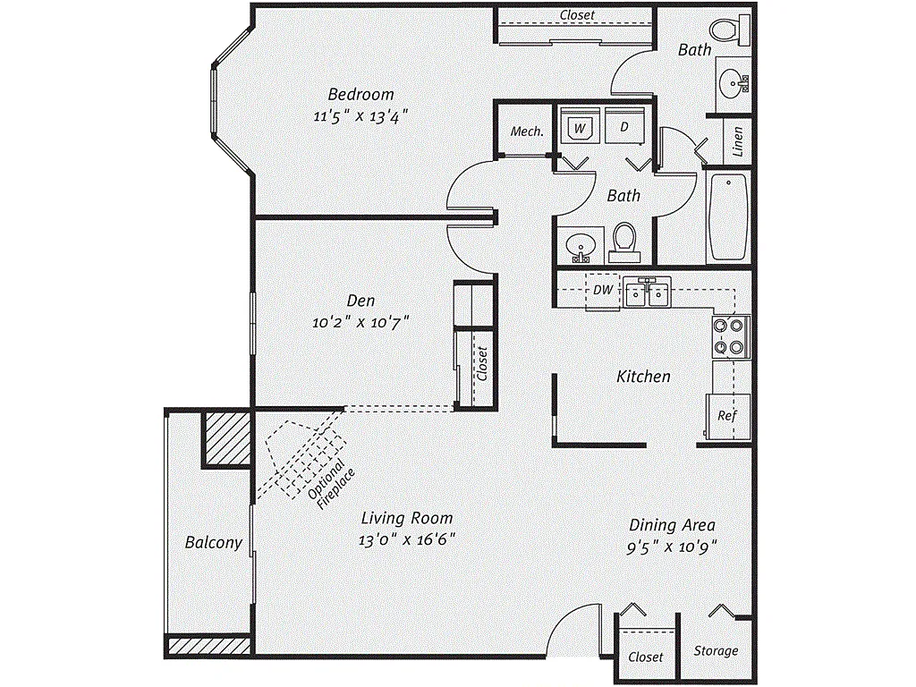 Floor plan B1-1049