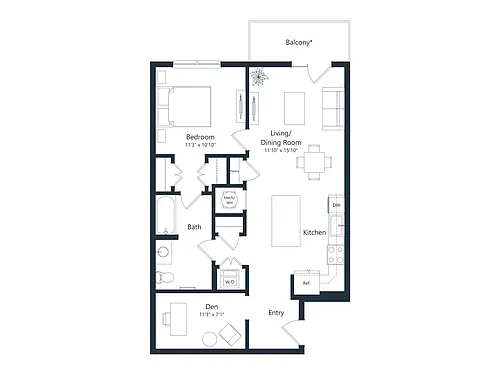 Floor plan B1