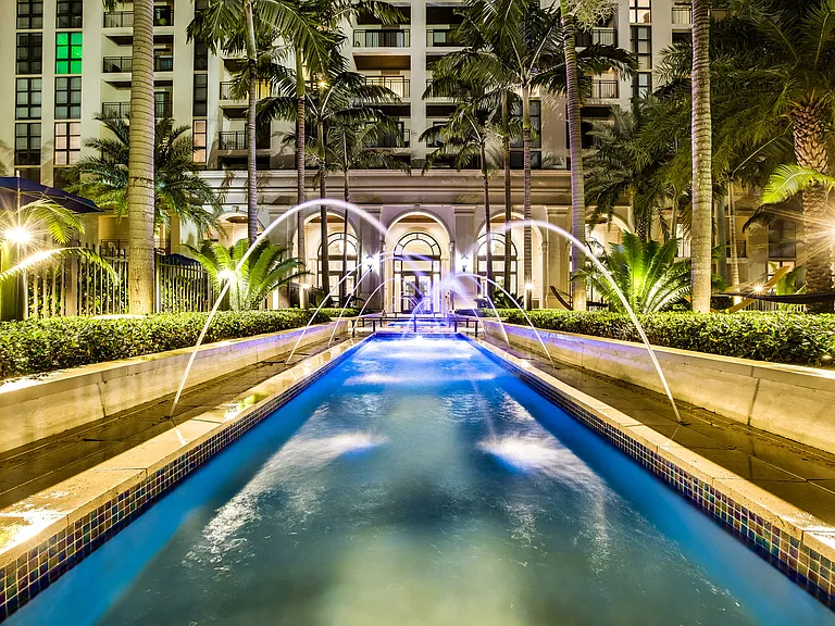 Water features throughout