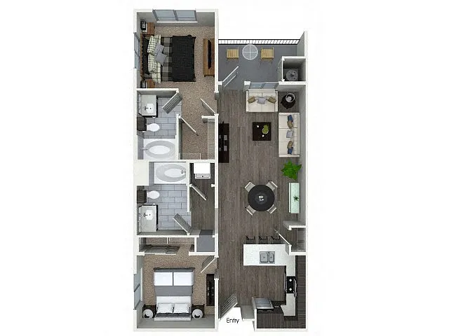 Floor plan B2A
