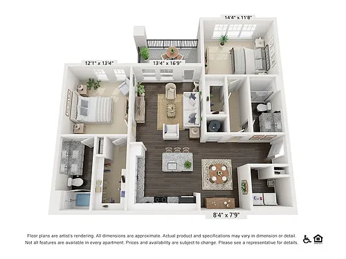 Floor plan 2C