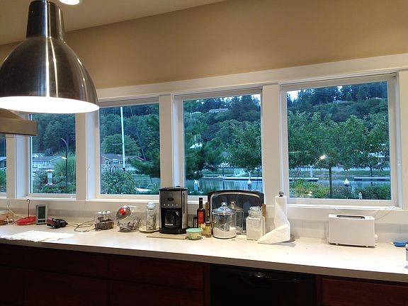 View from kitchen