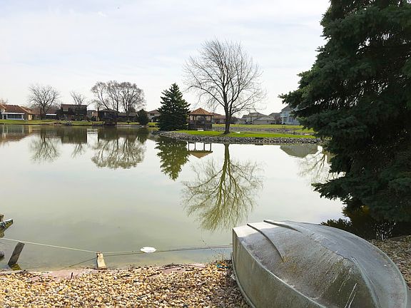 Lake view directly from rear