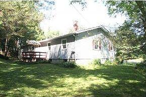 Rear and south side of house