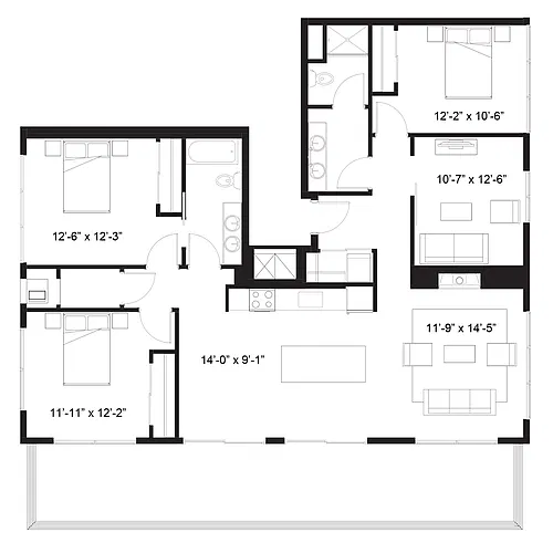 Floor plan Poseidon