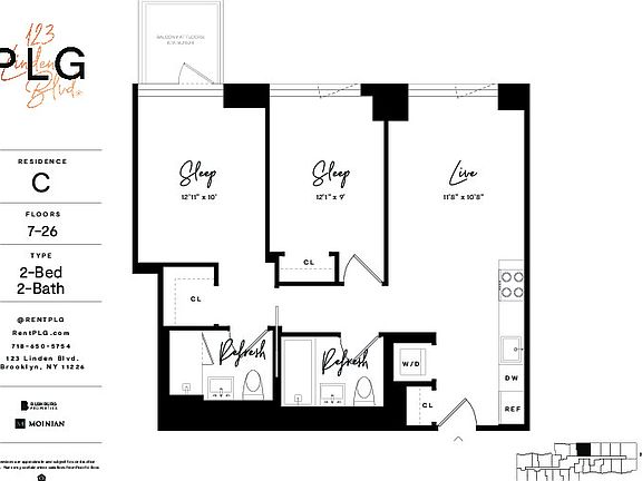 2nd image of 151 Clarkson Ave #8C