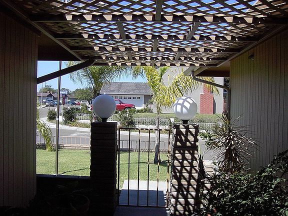 Looking out Front Door