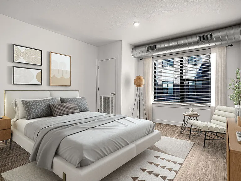 Virtually Staged Bedroom