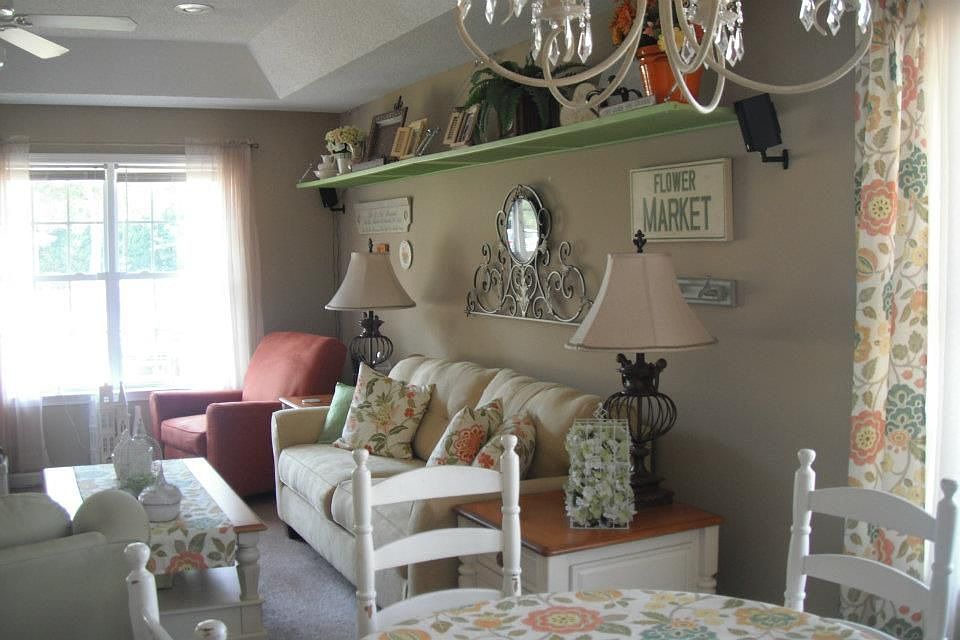 Living Room w/ Double Window