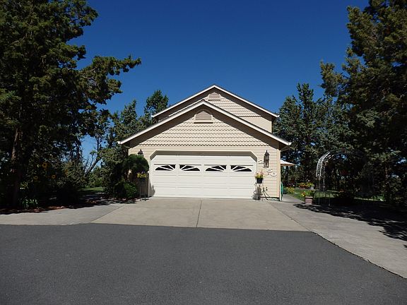 Up driveway to garage