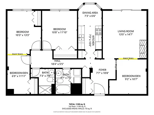 Floor plan 1700 D