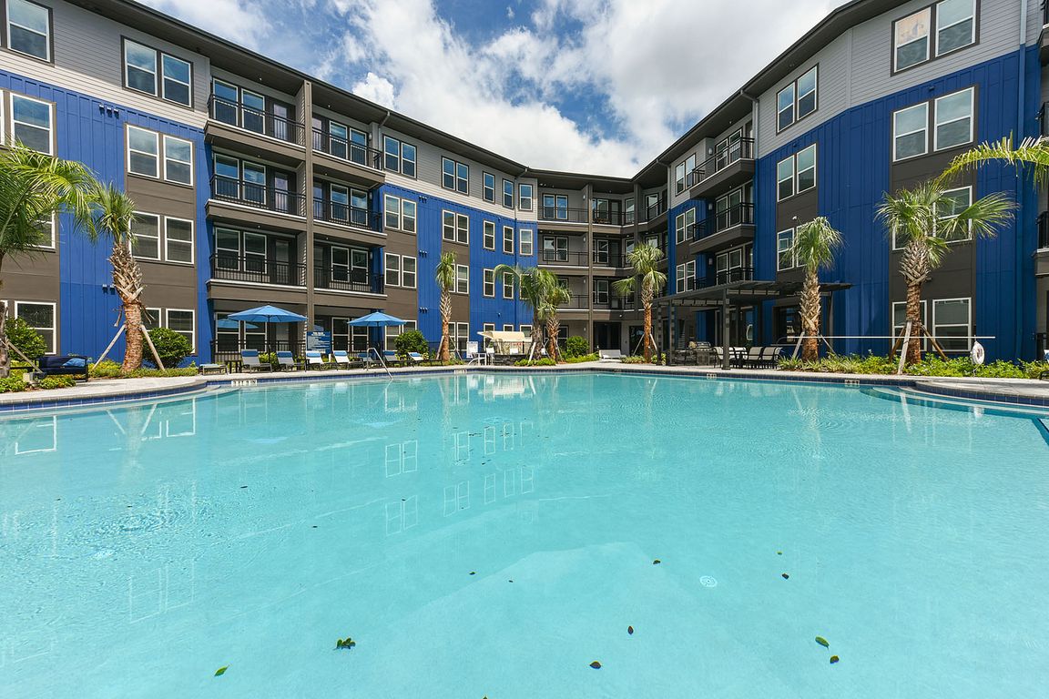Experience luxury living with our stunning poolside views.