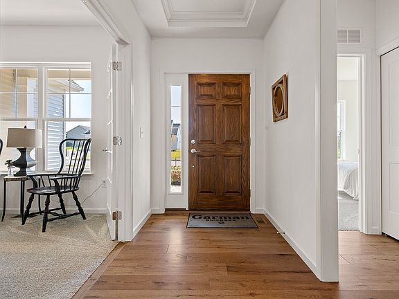 Front entrance of the Bryson model from Garman Builders