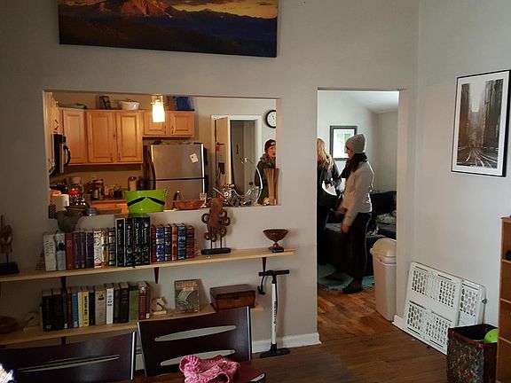 Looking at kitchen from living room.