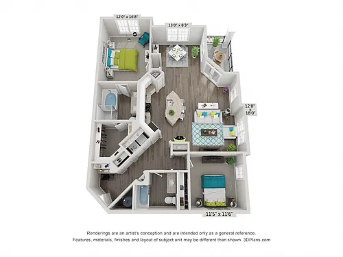 Floor plan The Waco
