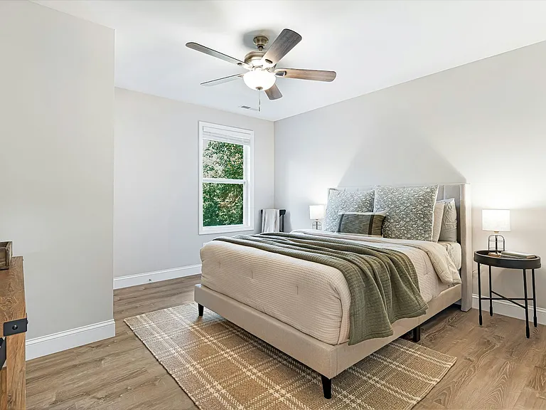 Third bedroom, upstairs, faces front of house
