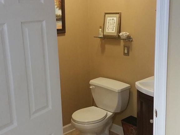 Half bath off the kitchen