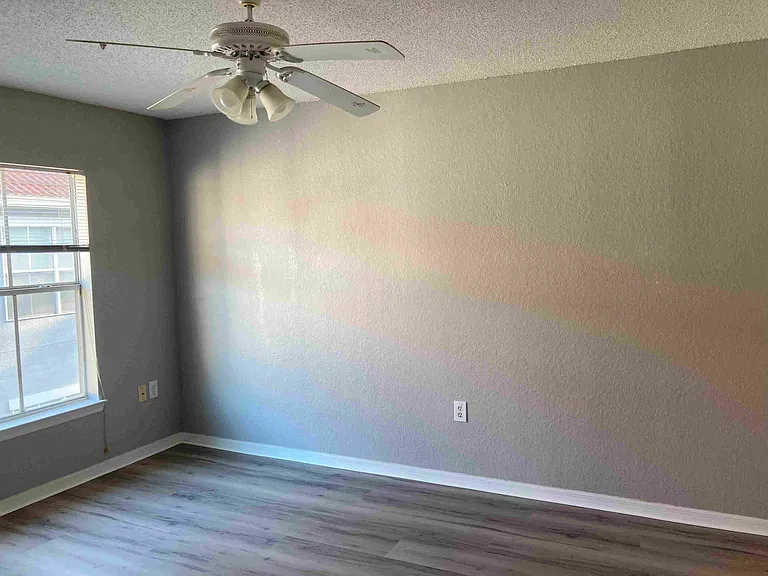 The 3rd bedroom with new installed Vinyl plank floor