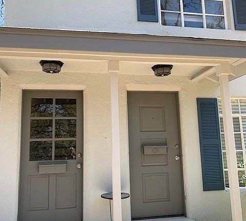 Downstairs unit available, door to right.