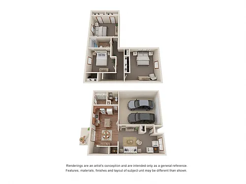 Floor plan 3 Bed / 1.5 Bath 2-Story