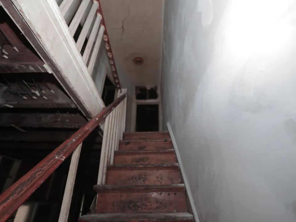 Stairs to upper level