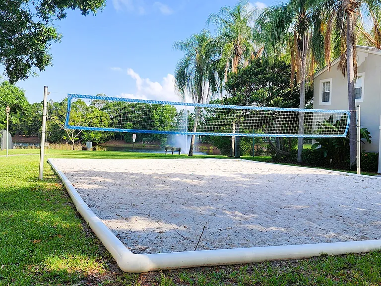Sand volleyball isn't just for the beach! Bring a ball and enjoy some fun in the sun right here at Coquina Cove.