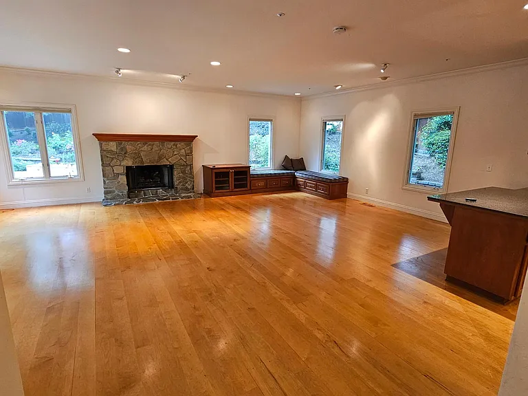 Family Room with Gas Burning Fireplace