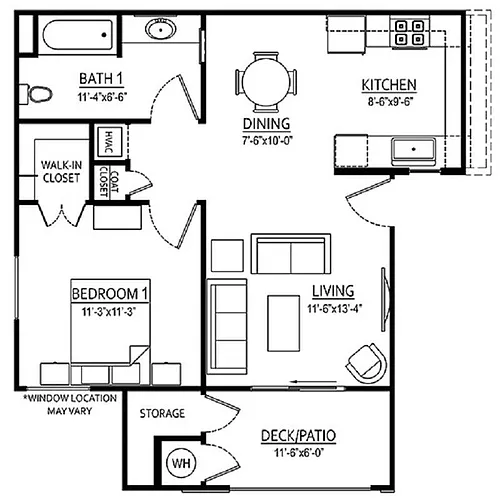 Floor plan Santa Cruz