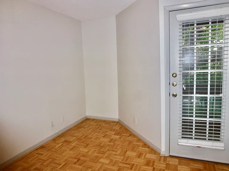 French door for extra light.