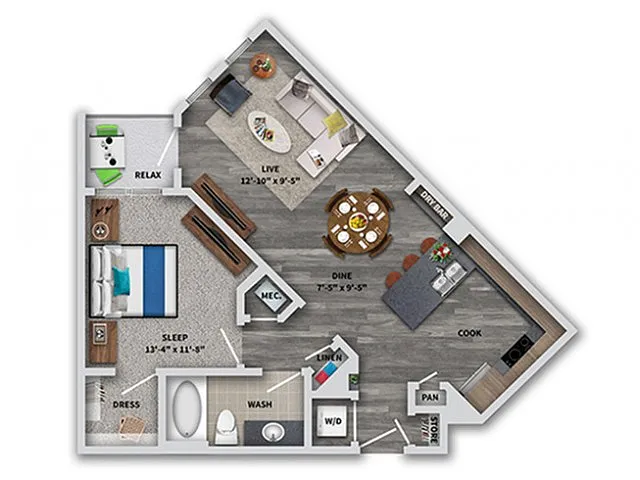 Floor plan A3b