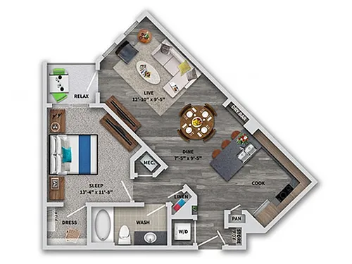 Floor plan A3b