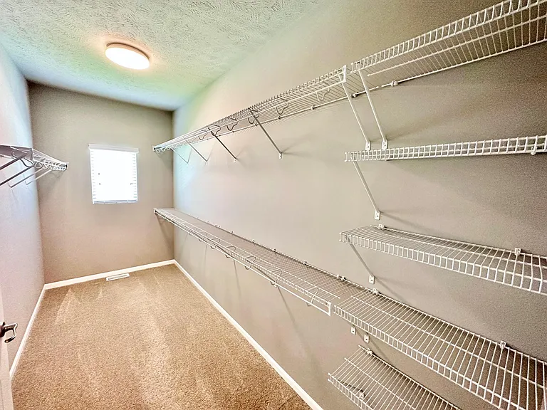 Master bedroom walk-in closet