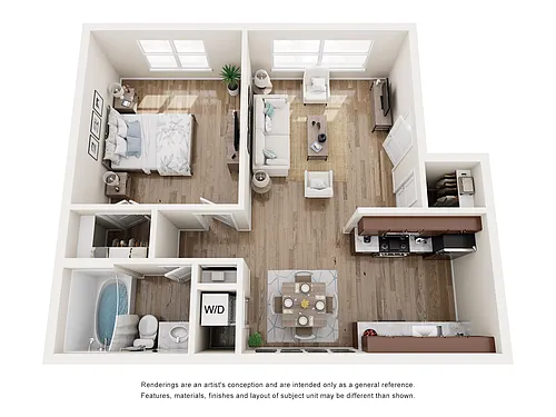 Floor plan 1X1