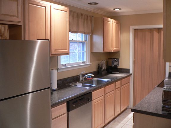 New cabinets & counter-tops.