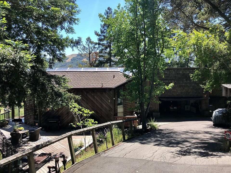 View from the top of the driveway.