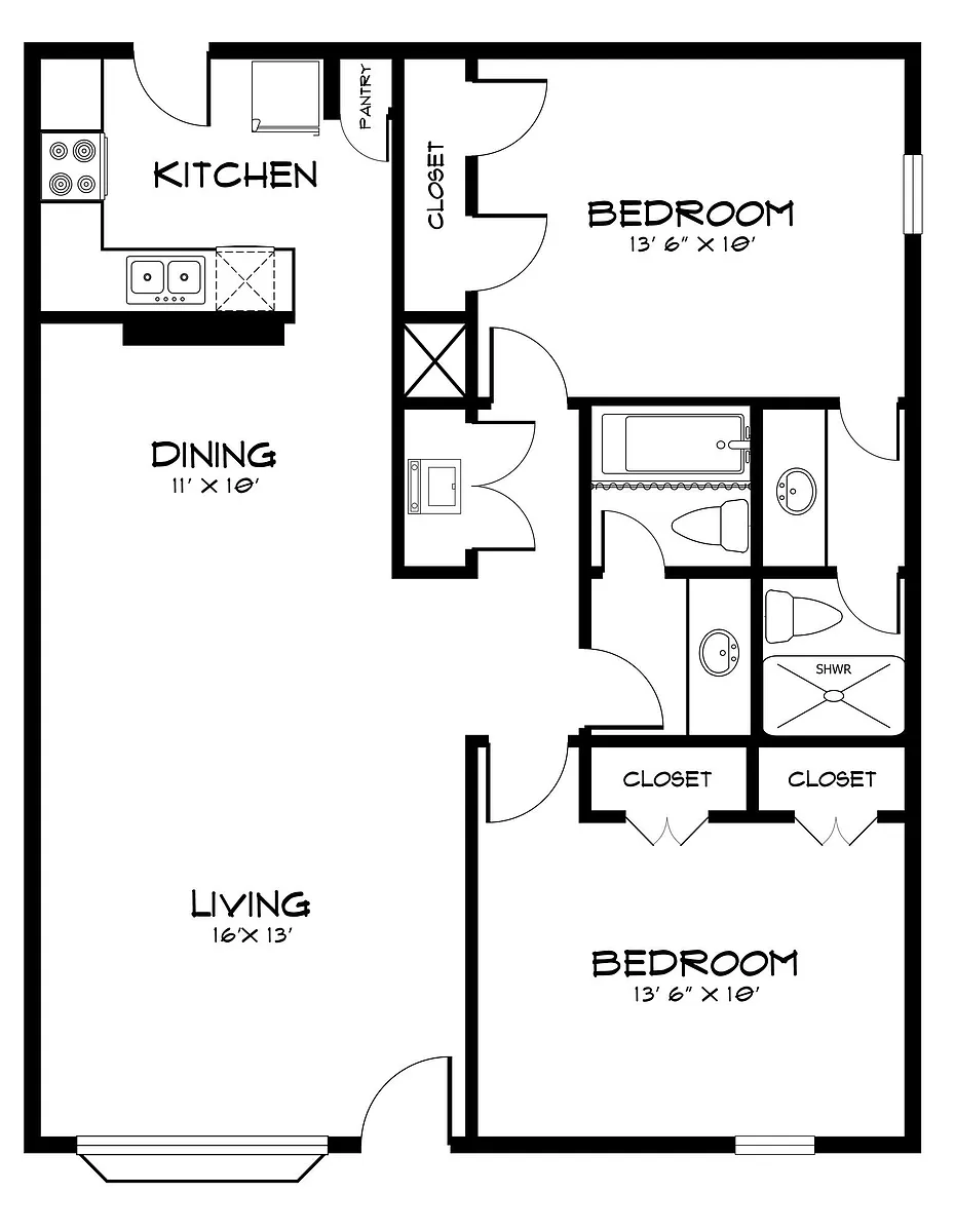 Floor plan B2