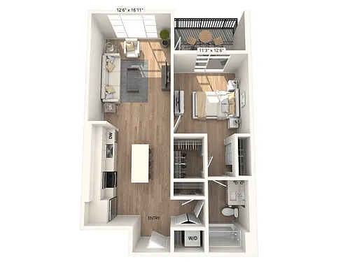 Floor plan AM15b-FP2