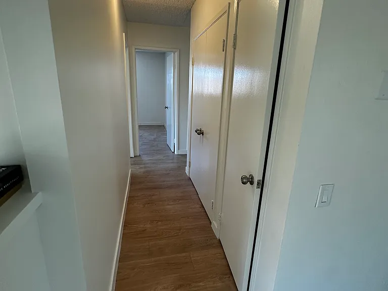 Hallway to Bedrooms, Multiple Closets, to right with LOTS of Storage