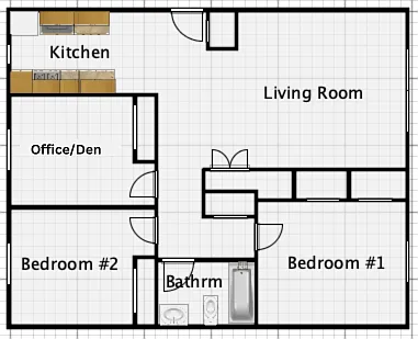 Floor plan 2 Bedroom Deluxe