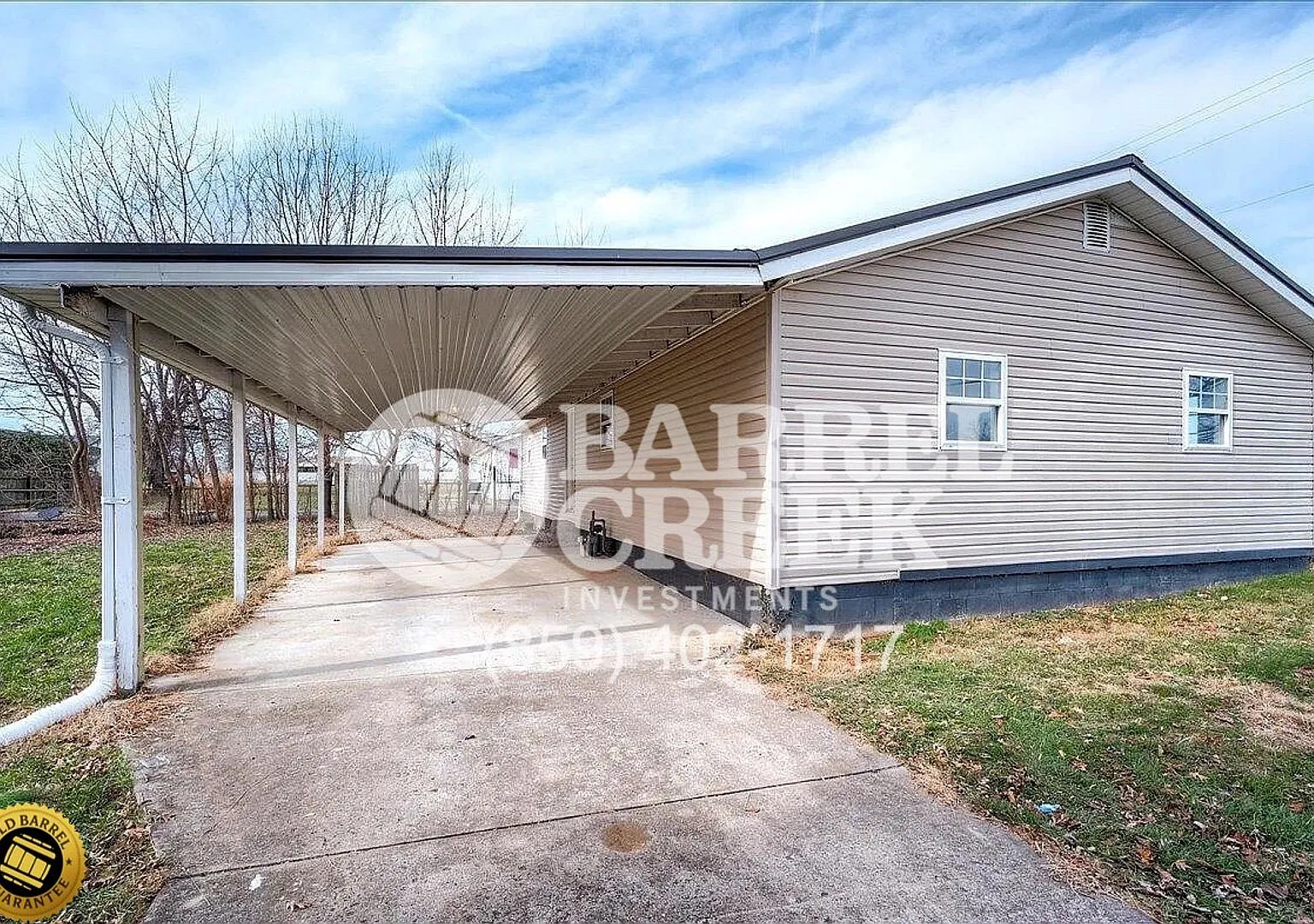 3-Bed 1-Bath House + Granite Countertops & Carport — Photo 4