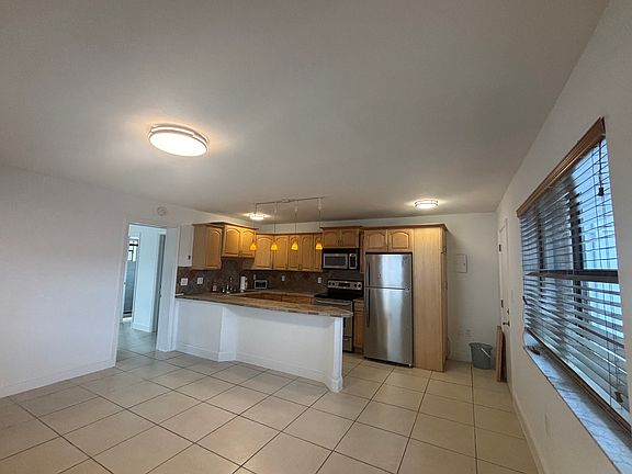 From the main entrance looking at the kitchen!