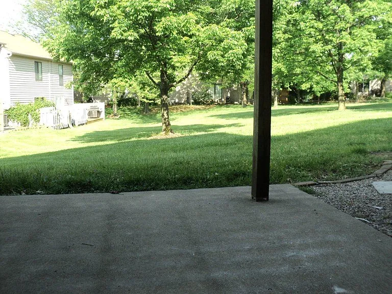 Patio and greenfield