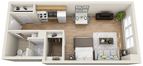 Floor plan The Kidd Springs