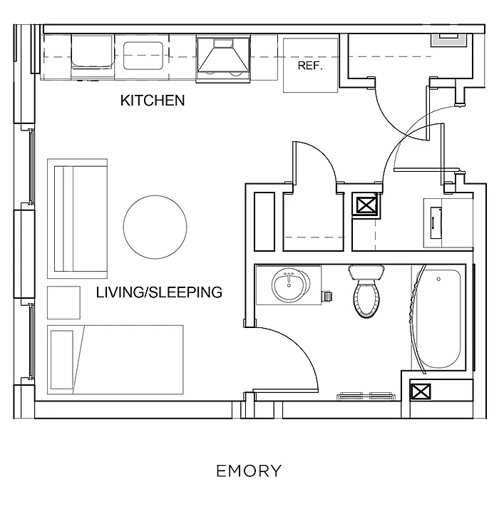 Floor plan Emory
