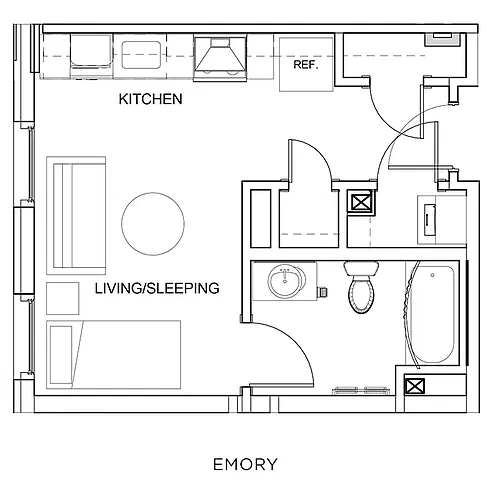 Floor plan Emory